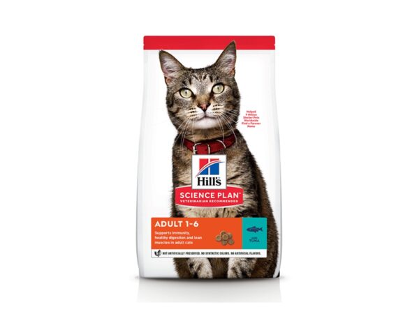Hills Science Plan Adult Cat Food Dry with Tuna - 3kg
