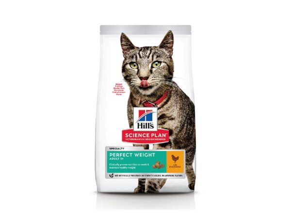 Hill’s Science Plan Perfect Weight Adult Cat Food with Chicken - 2.5kg