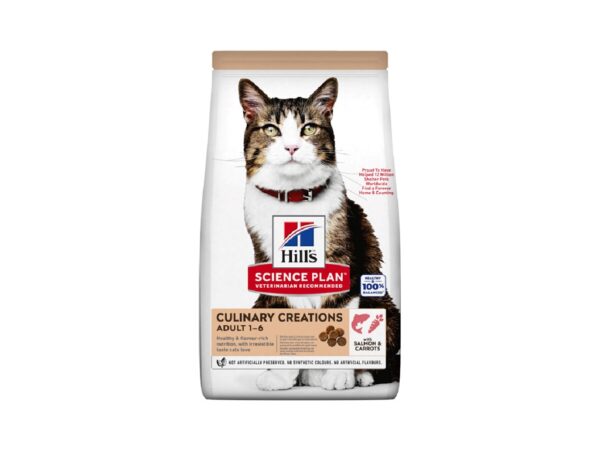 Hill’s Science Plan Culinary Creations Salmon and Carrots Cat Food - 1.5kg