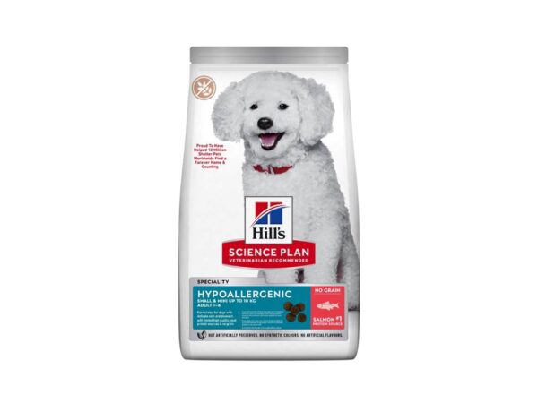Hill’s Science Plan Hypoallergenic Small & Mini Adult Dry Dog Food with Salmon - 1.5kg