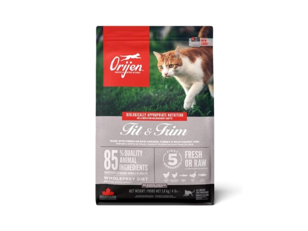Orijen Fit & Trim Grain-Free Dry Cat Food - 1.8kg
