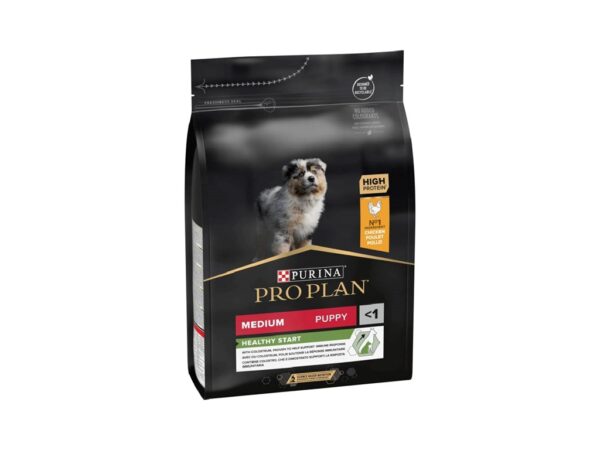 Purina Pro Plan Healthy Start Medium Puppy, Dry Dog food with Chicken, 3 kg