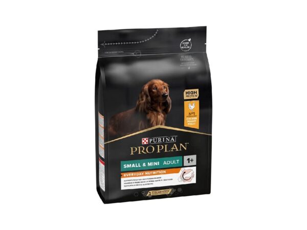 Purina Pro Plan Everyday Nutrition Small and Mini Adult, Dry Dog food with Chicken, 3 kg