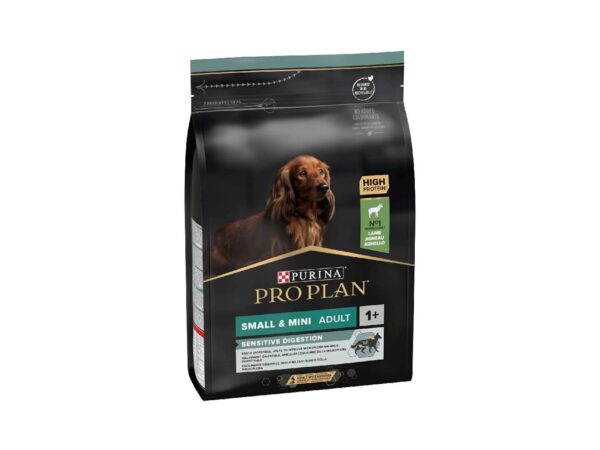 Purina Pro Plan Sensitive Digestion Small and Mini Adult, Dry Dog food with Lamb, 3 kg