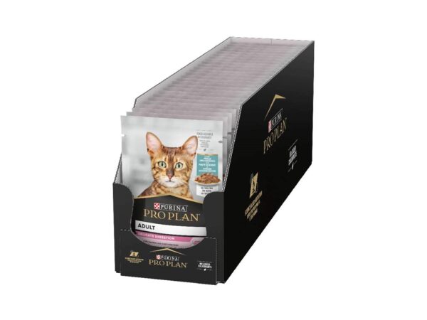 Purina Pro Plan Delicate Wet Cat Food, Oceanfish in Gravy, 26 x 85g