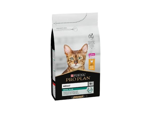 Purina Pro Plan Adult Renal Plus Everyday Dry Cat Food with Chicken, 1.5 kg