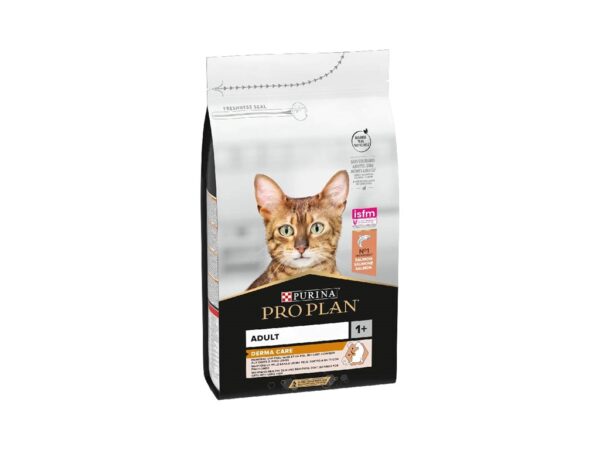 Purina Pro Plan Adult Derma Care, Dry Cat Food with Salmon, 1.5 kg