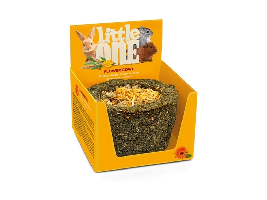 Little One Treat-Toy Flower Bowl - 120g