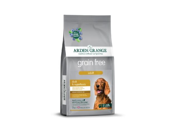Arden Grange Grain Free Adult Duck & Superfoods Dry Dog Food 2kg