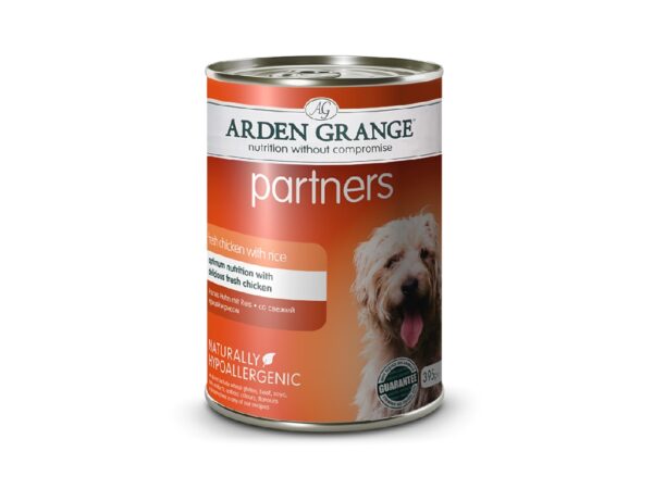 Arden Grange Partners Chicken, Rice & Vegetables Wet Dog Food 395G