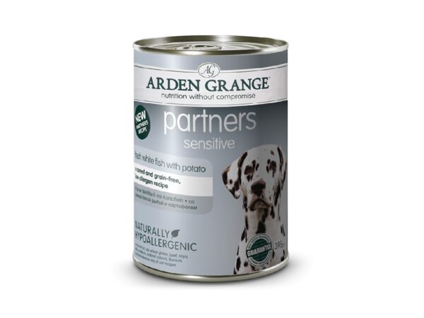 Arden Grange Partners Sensitive Wet Dog Food 395G