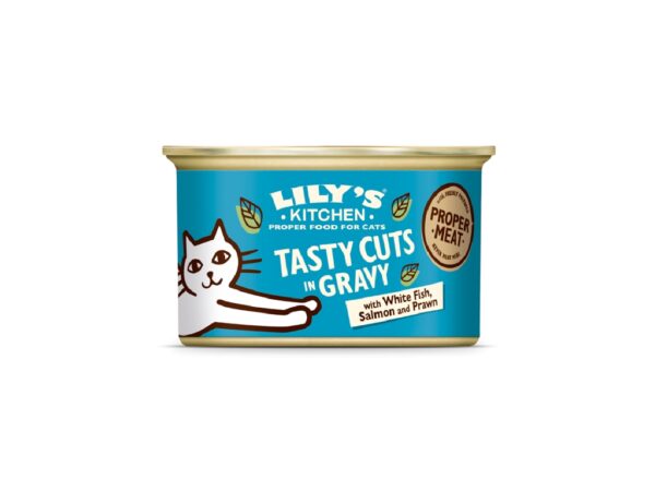 Lily's Kitchen Tasty Cuts Ocean Fish Wet Cat Food - 85g
