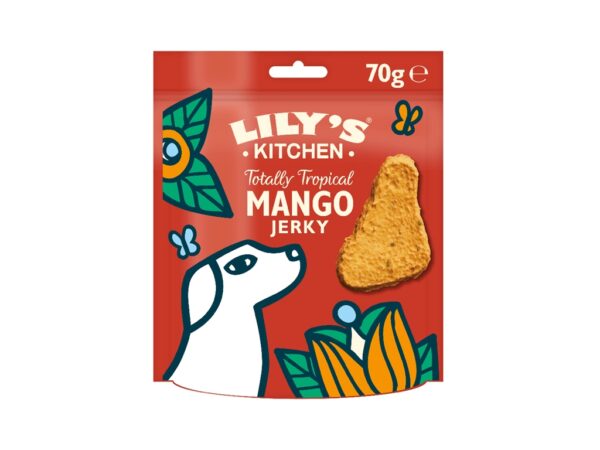 Lily's Kitchen Totally Tropical Mango Jerky Dog Treats 70G