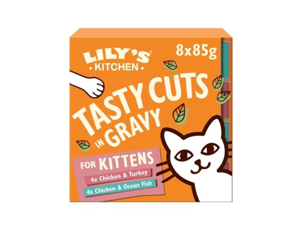 Lily's Kitchen Tasty Cuts in Gravy for Kittens Multipack - 8X85G