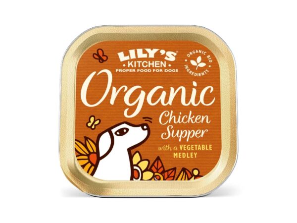Lily's Kitchen Organic Chicken Supper Wet Dog Food - 150G