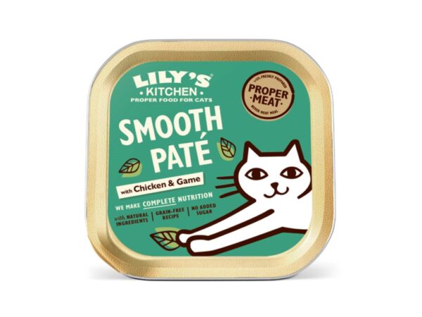 Lily's Kitchen Chicken & Game Pate Wet Cat Food - 85g