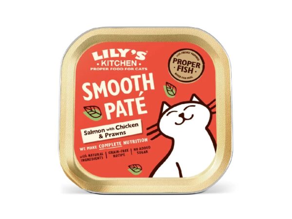 Lily's Kitchen Salmon & Chicken PatÃ© Wet Cat Food - 85G