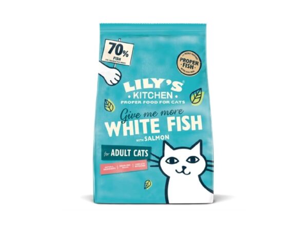 Lily's Kitchen Fisherman's Feast White Fish & Salmon Dry Cat Food - 800g