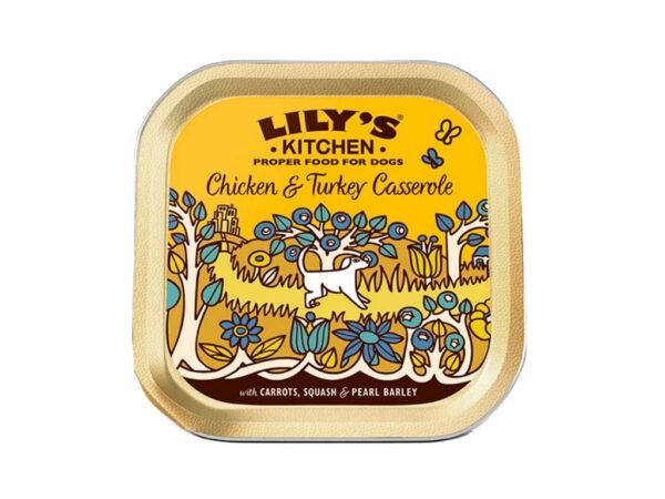 Lily's Kitchen Chicken and Turkey Casserole Wet Dog Food - 150g