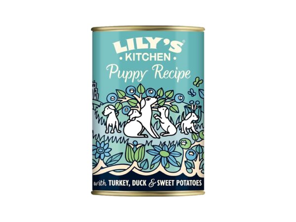 Lily's Kitchen Turkey & Duck Recipe Puppy Wet Dog Food - 400g