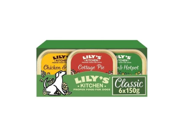 Lily's Kitchen Dog Classic Dinners Multipack Wet Dog Food - 6X150G