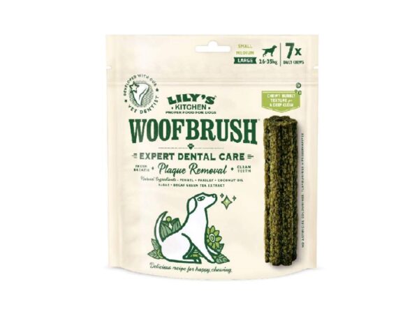 Lilys Kitchen Woofbrush Dental Dog Chews - LARGE 329g