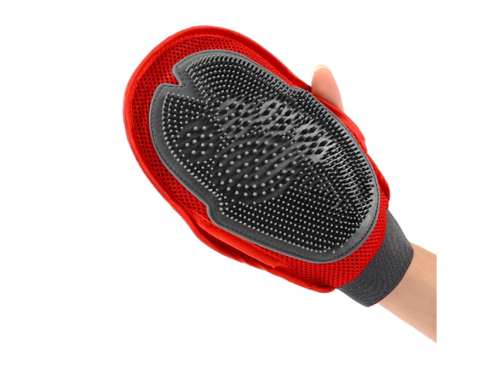 Pet 2 in 1 Grooming Rubber Glove