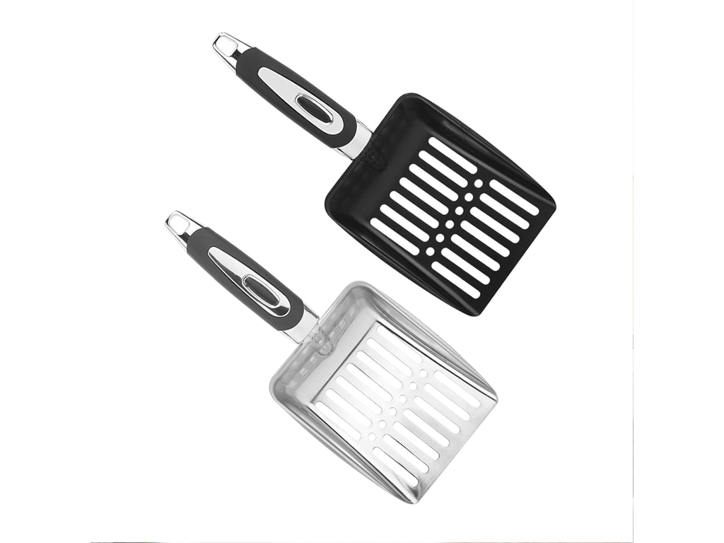 Saas Cat Litters Scoop Stainless Steel Shovel - Mix Colors