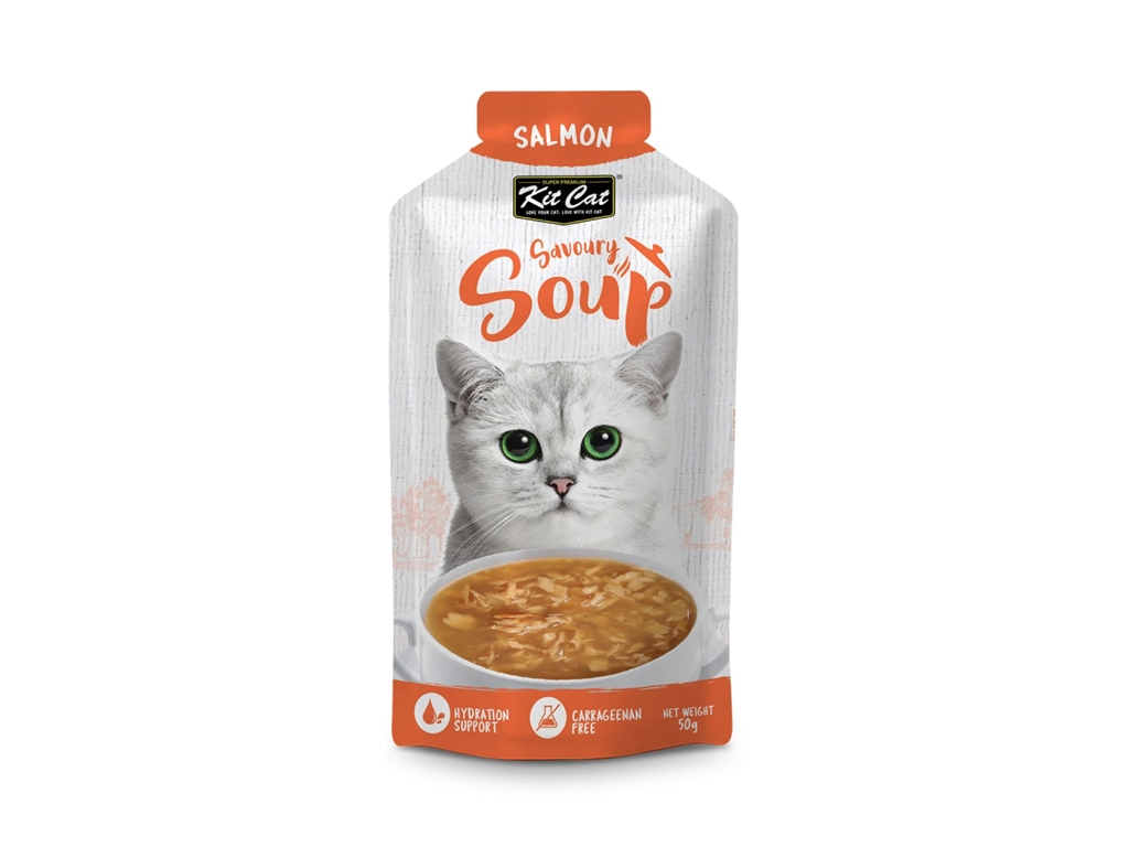 Kit Cat Savoury Soup Salmon - 50g