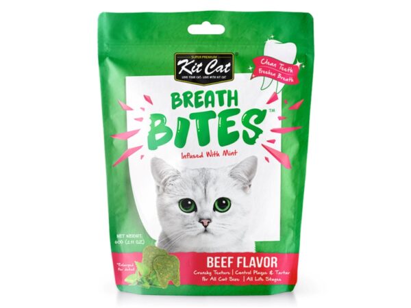 Kit Cat Breath Bites Beef Flavor 60g