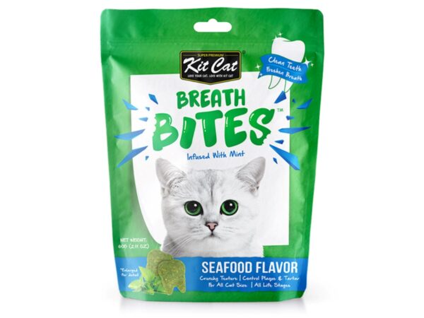 Kit Cat Breath Bites Seafoods Flavor 60g