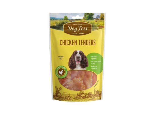 Dog Fest Chicken Tenders For Adult Dogs - 90g