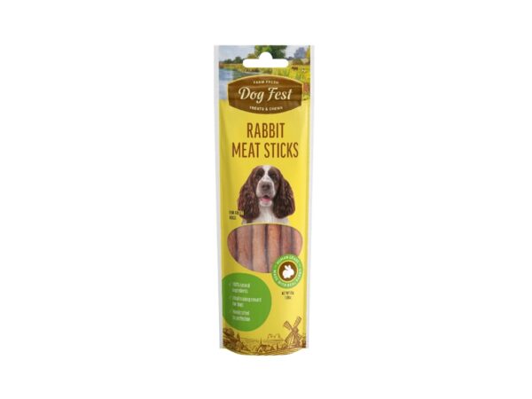 Dog Fest Rabbit Meat Sticks for Adult Dogs - 45g