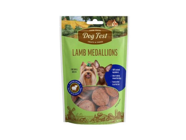 Dog Fest Lamb Medallions for Mini-Dogs - 55g
