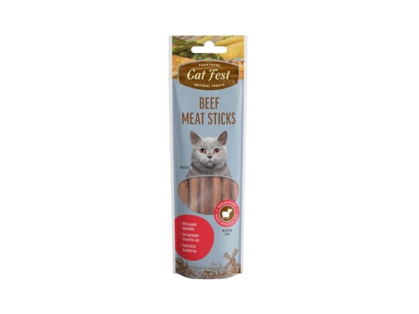 Cat Fest Meat Sticks Beef for Cat - 45g