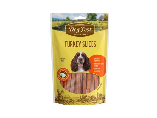 Dog Fest Turkey Slices for Adult Dogs - 90g