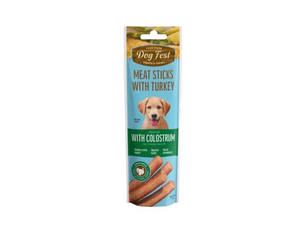 Dog Fest Turkey Stick with Colostrum - 45g