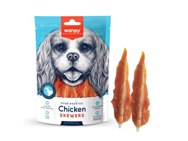 Wanpy Chicken Skewers - 100g