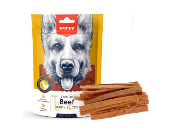 Wanpy Soft Beef Jerky Slices - 100g