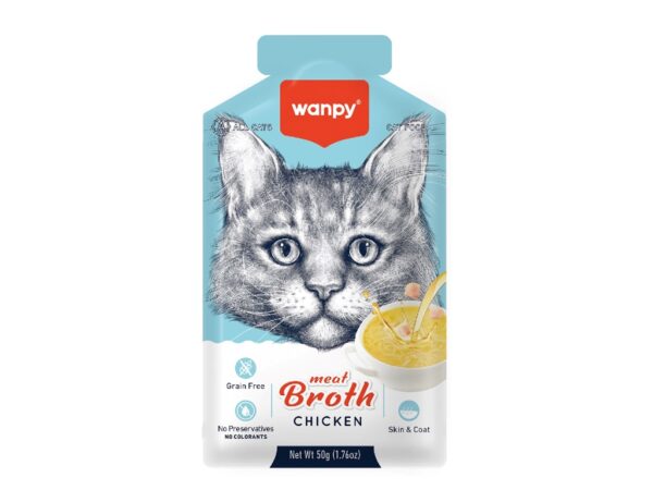 Wanpy Meat Broth Chicken for Cats  - 50g