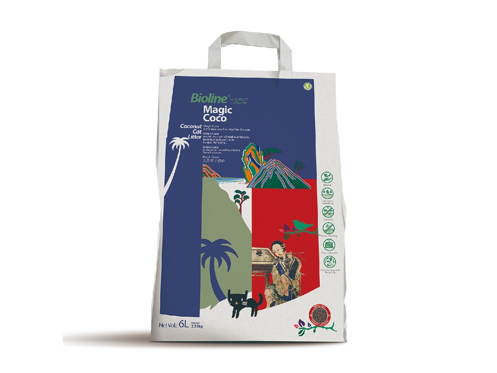 Bioline Magic Coco Coconut Cat Litter - 6L