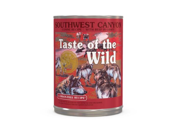 Taste of the Southwest Canyon Canine Recipe with Beef in Gravy Wet Dog Food 390g