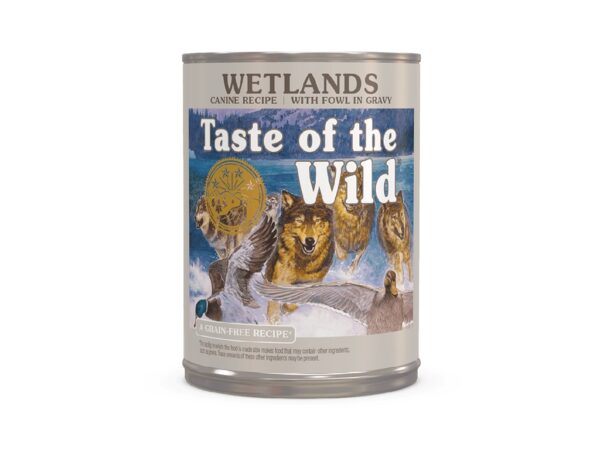 Taste of the Wild Wetlands Canine Formula Fowl in Gravy Wet Dog Food 390g