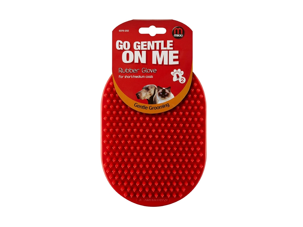 Mikki Go Gentle on Me Grooming Rubber Glove