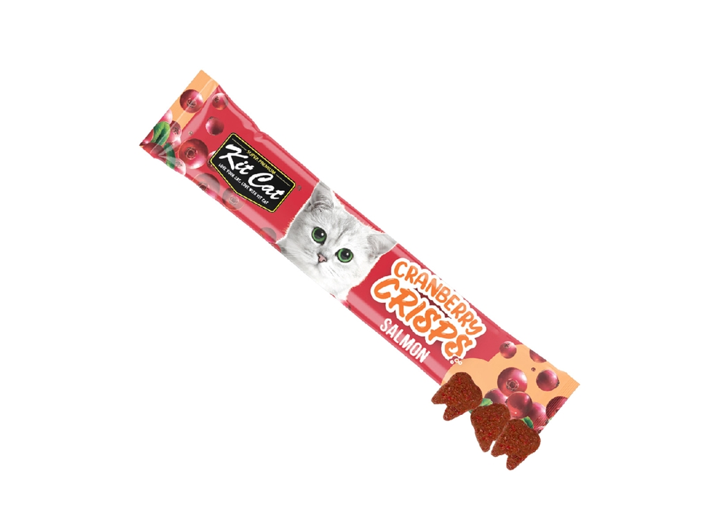 Kit Cat Cranberry Crisps Salmon - 20g