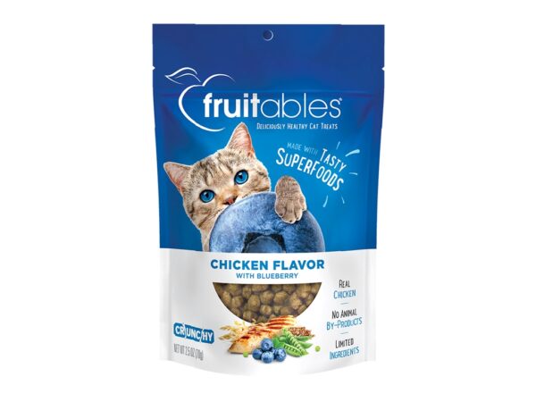 Fruitables Chicken Flavor with Blueberry Cat Treats - 70g