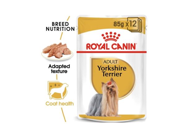 Breed Health Nutrition Yorkshire Adult (WET FOOD - Pouches) 12 x 85g