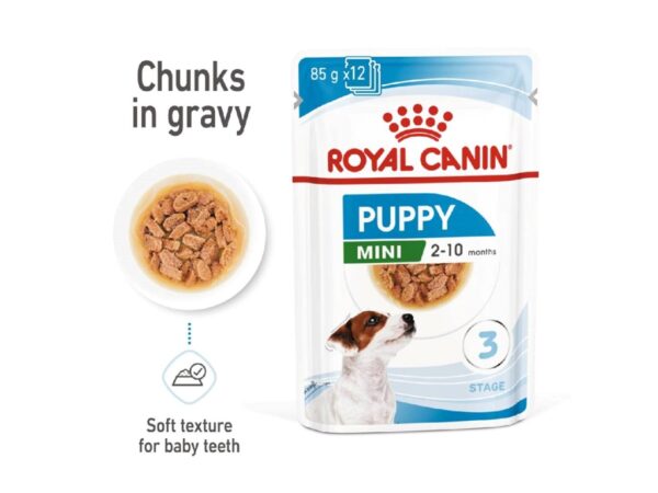 Size Health Nutrition Mini Puppy (WET FOOD - Pouches) 12 x 85g