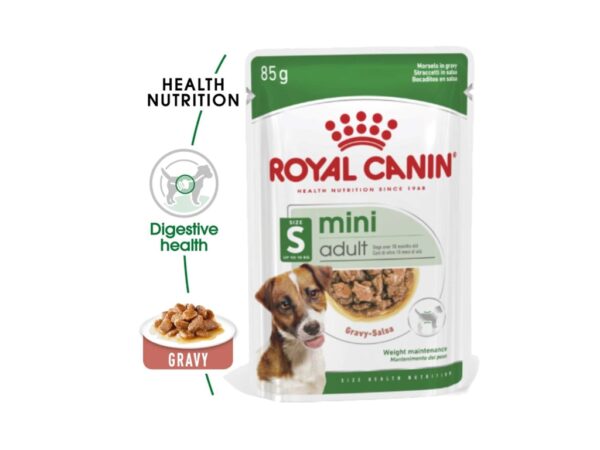 Size Health Nutrition Mini Adult (WET FOOD - Pouches) 12 x 85g
